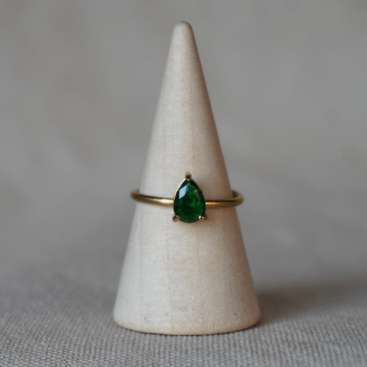 Anillo Zirconia Verde